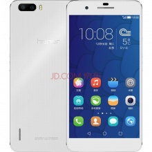 【套装版】荣耀 6 Plus (PE-TL20) 3GB内存标准版 白色 移动4G手机 双卡双待双通